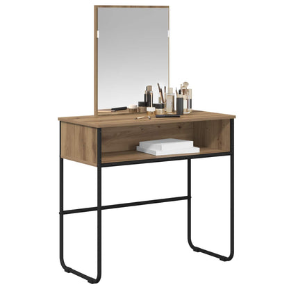vidaXL Dressing Table Artisan Oak 81 x 40 x 131 cm Engineered Wood