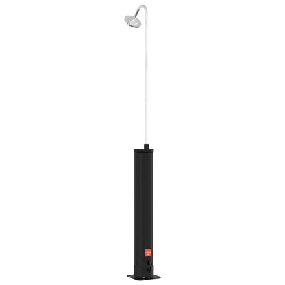 vidaXL Solar Shower with Shower Head PVC, ABS, Zinc Alloy Black