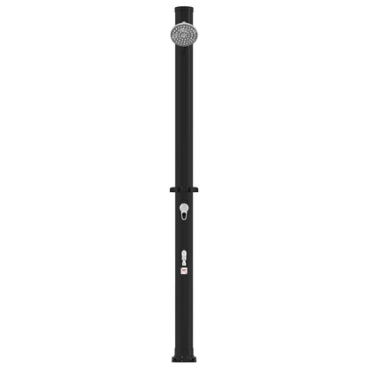 vidaXL Solar Shower with Shower Head and Faucet PVC, ABS, Zinc Alloy