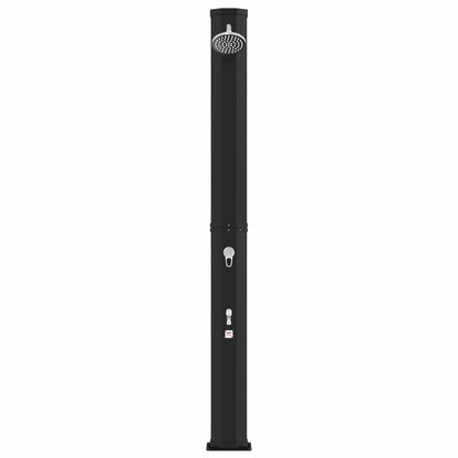 vidaXL Solar Shower with Shower Head and Faucet PVC, ABS, Zinc Alloy