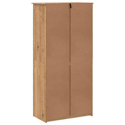 vidaXL Wardrobe PANAMA Honey 88.5 x 50 x 185 cm Solid Pine Wood