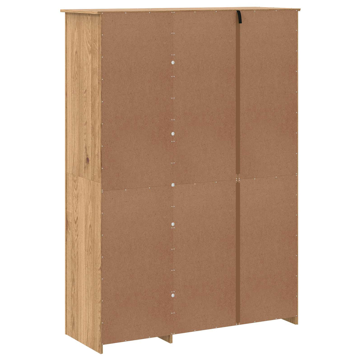 vidaXL Wardrobe PANAMA Honey 131.5 x 50 x 185 cm Solid Pine Wood