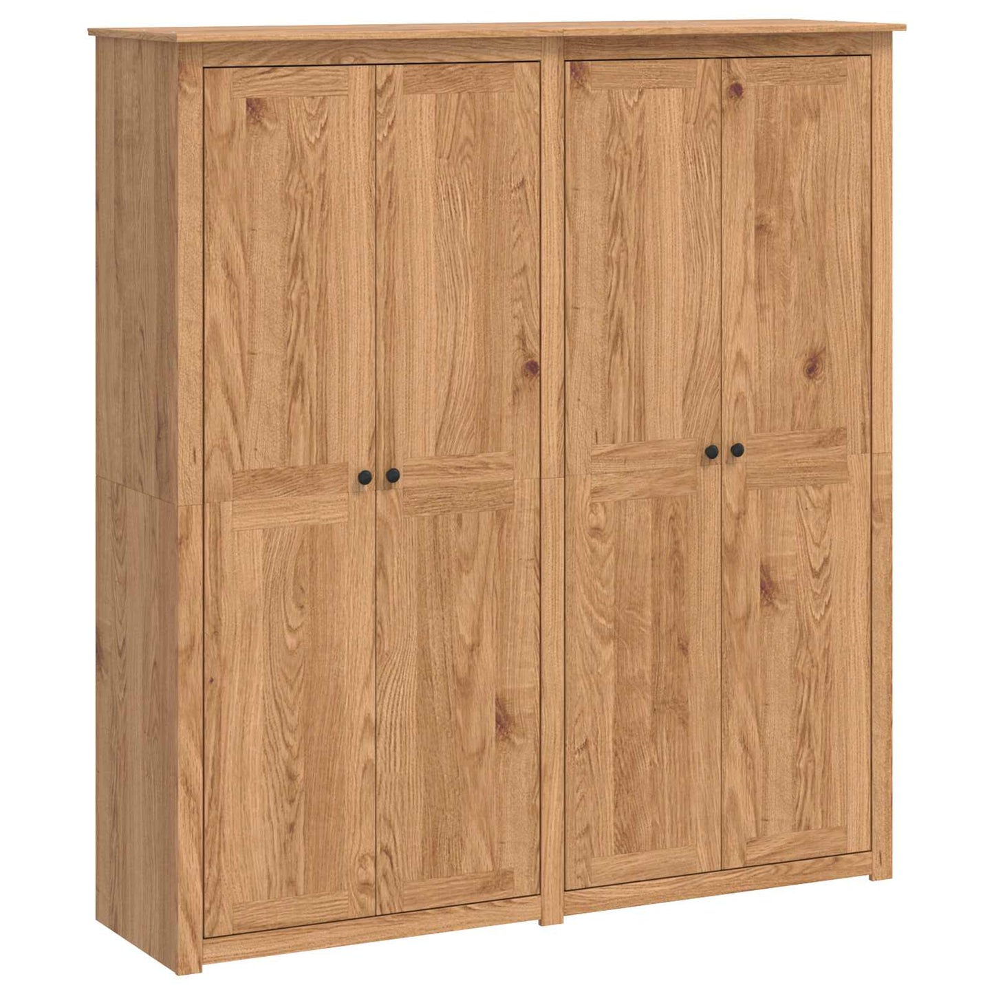 vidaXL Wardrobe PANAMA Honey 169 x 50 x 185 cm Solid Pine Wood