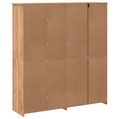 vidaXL Wardrobe PANAMA Honey 169 x 50 x 185 cm Solid Pine Wood