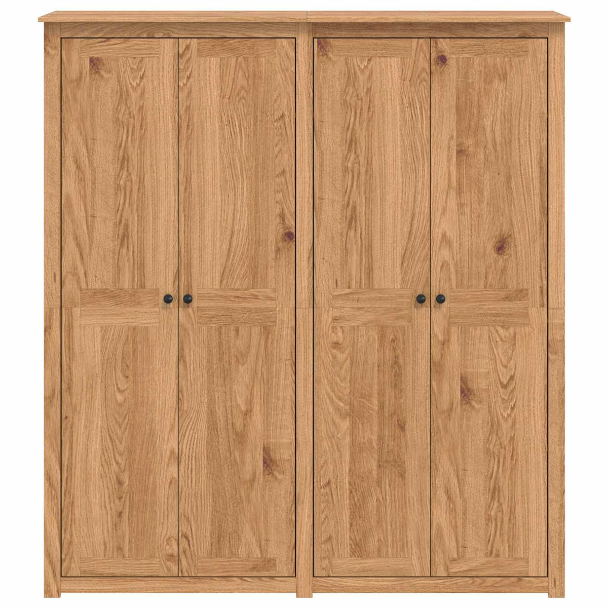 vidaXL Wardrobe PANAMA Honey 169 x 50 x 185 cm Solid Pine Wood