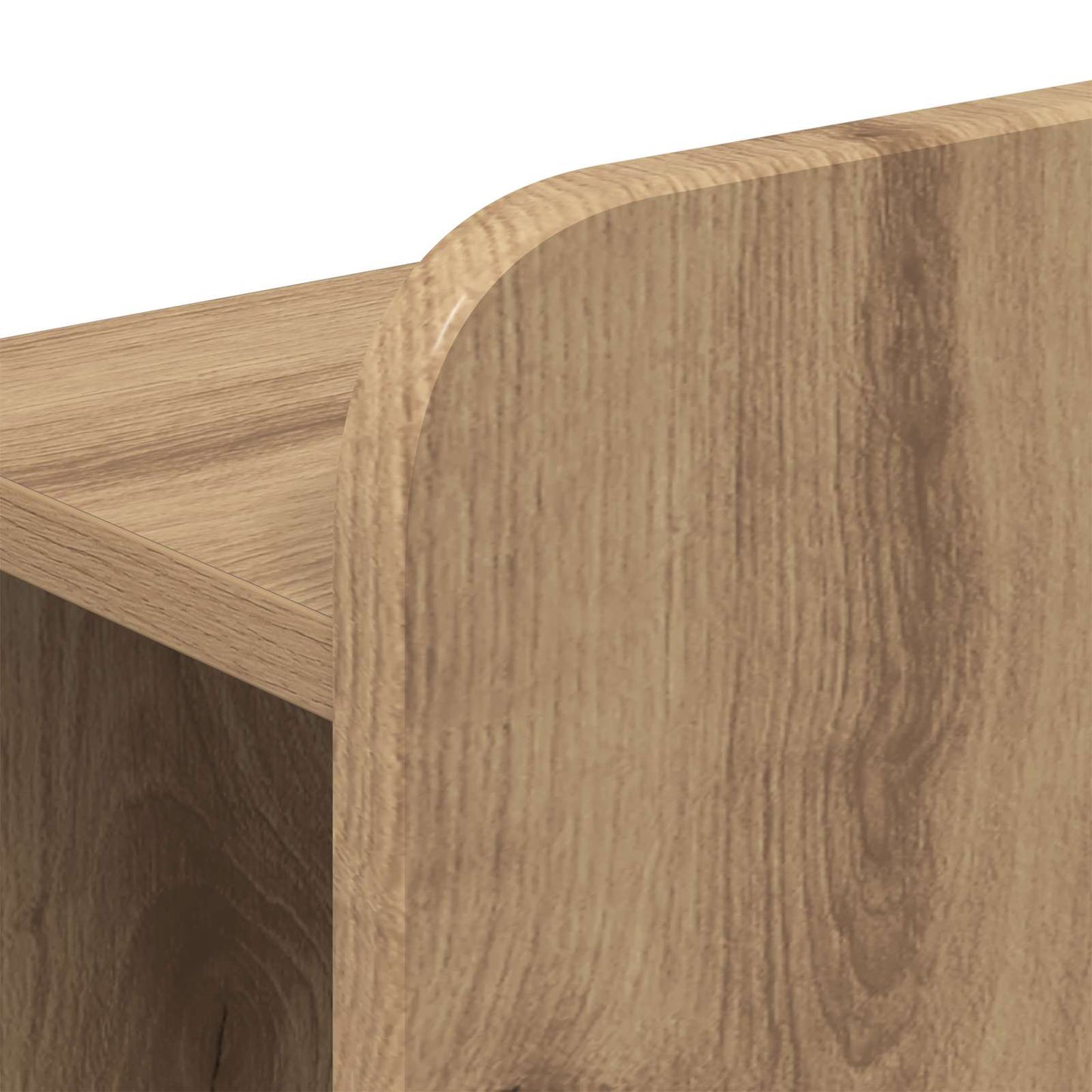 vidaXL Bed Frame with Storage Artisan Oak 120 x 190 cm Engineered Wood