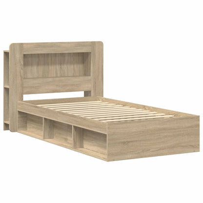 vidaXL Bed Frame with Storage Sonoma Oak 80 x 200 cm Engineered Wood