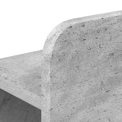 vidaXL Bed Frame with Storage Concrete Grey 140 x 200 cm