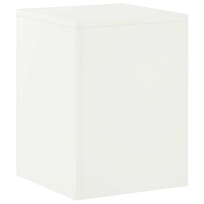 vidaXL Plant Stand White 30 x 30 x 40 cm Steel