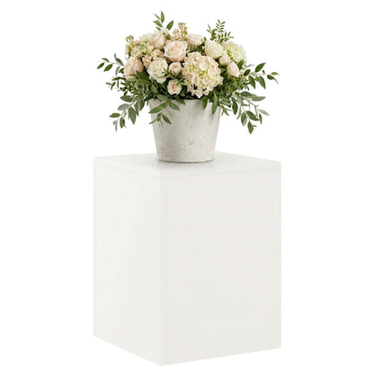 vidaXL Plant Stand White 30 x 30 x 40 cm Steel