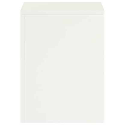 vidaXL Plant Stand 2 pcs White 30 x 30 x 40 cm Steel