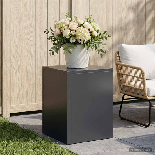 vidaXL Plant Stand Anthracite 30 x 30 x 40 cm Stainless Steel