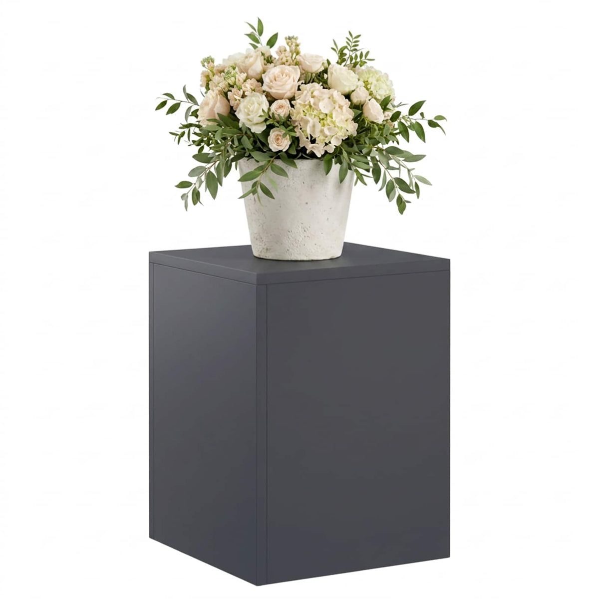vidaXL Plant Stand Anthracite 30 x 30 x 40 cm Stainless Steel