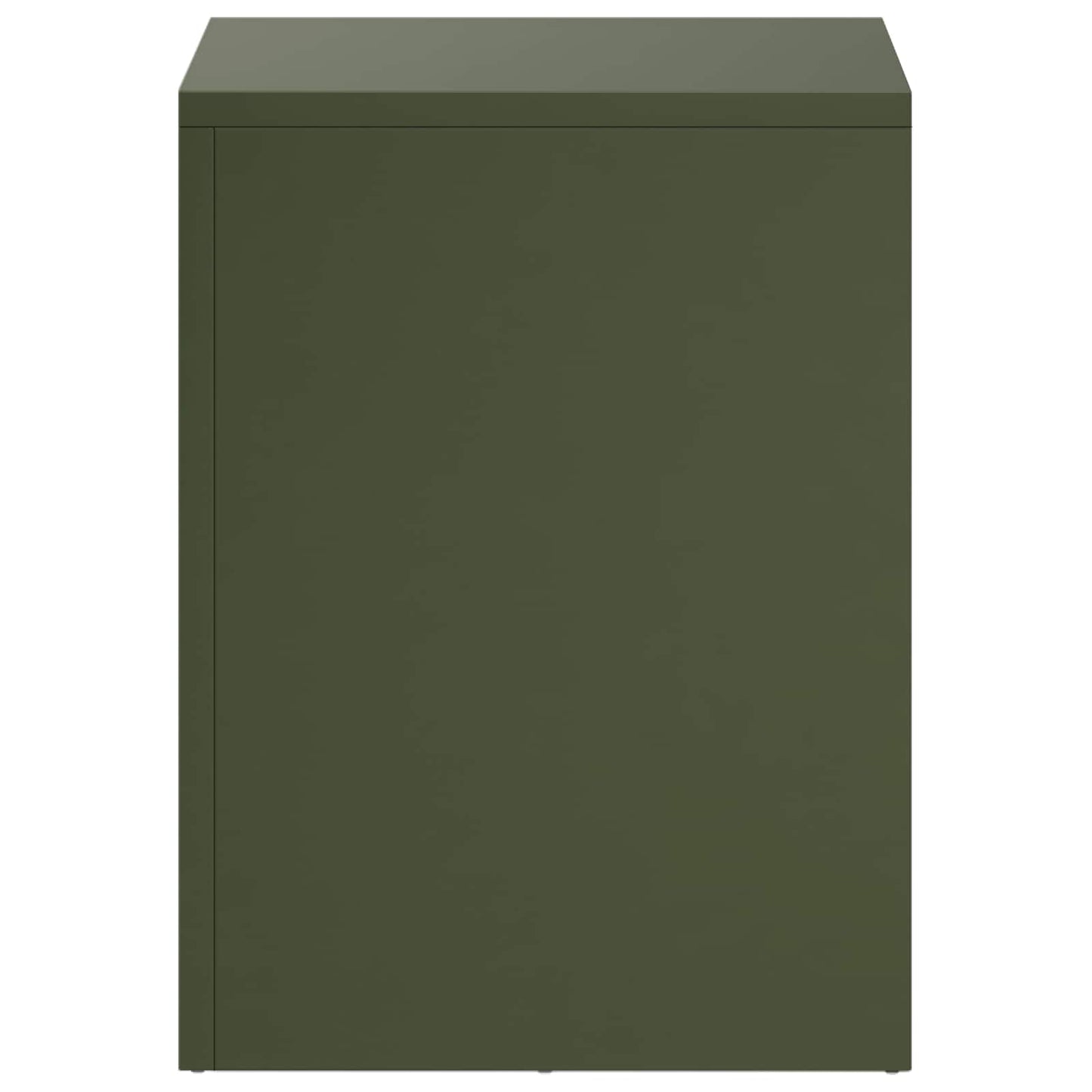 vidaXL Plant Stand Olive Green 30 x 30 x 40 cm Weathering Steel