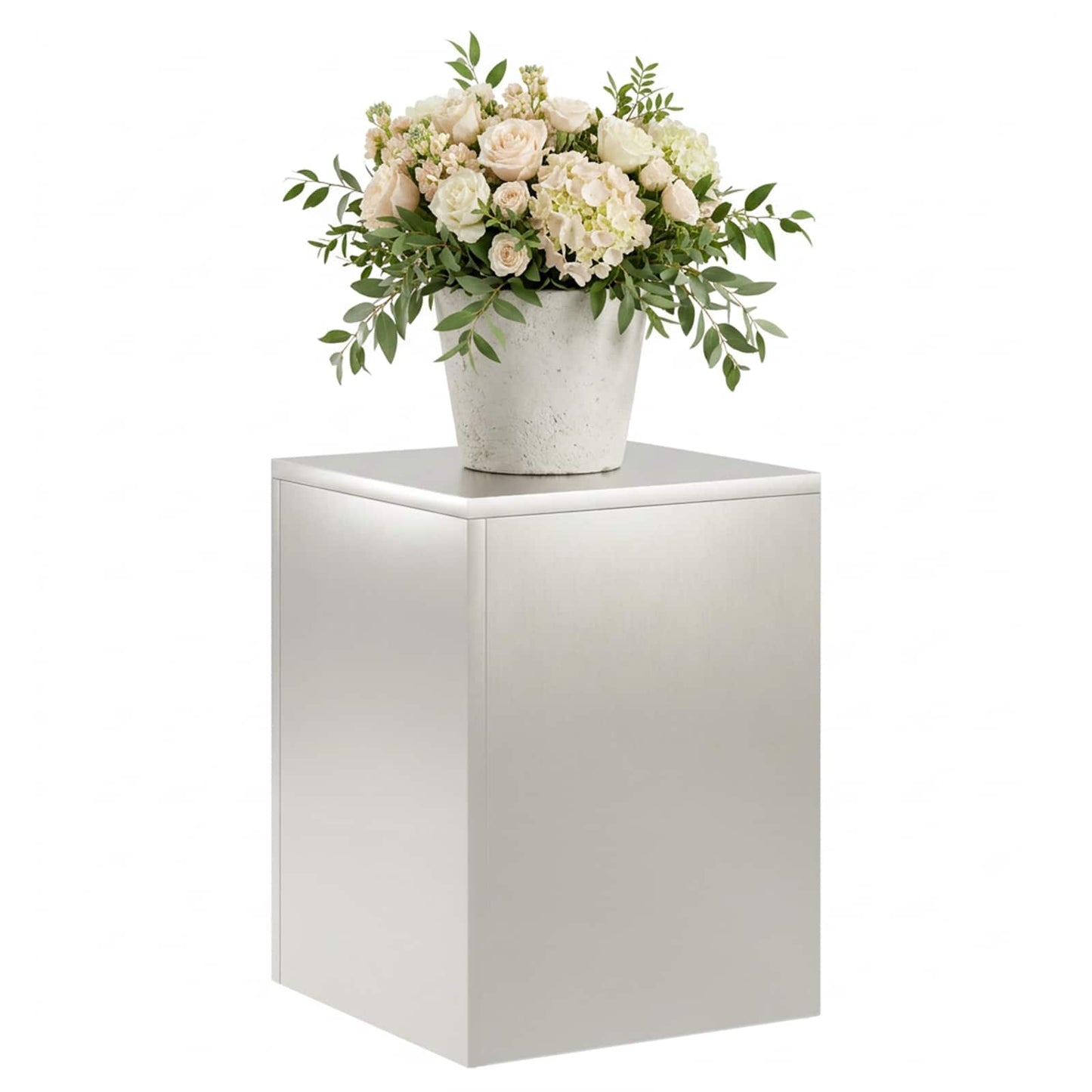 vidaXL Plant Stand Silver 30 x 30 x 40 cm Steel