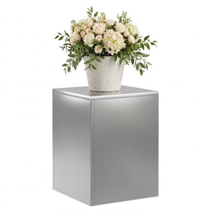 vidaXL Plant Stand Silver 30 x 30 x 40 cm Steel