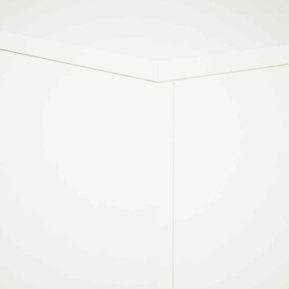 vidaXL Plant Stand White 30 x 30 x 60 cm Steel