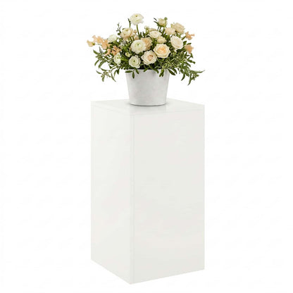 vidaXL Plant Stand White 30 x 30 x 60 cm Steel