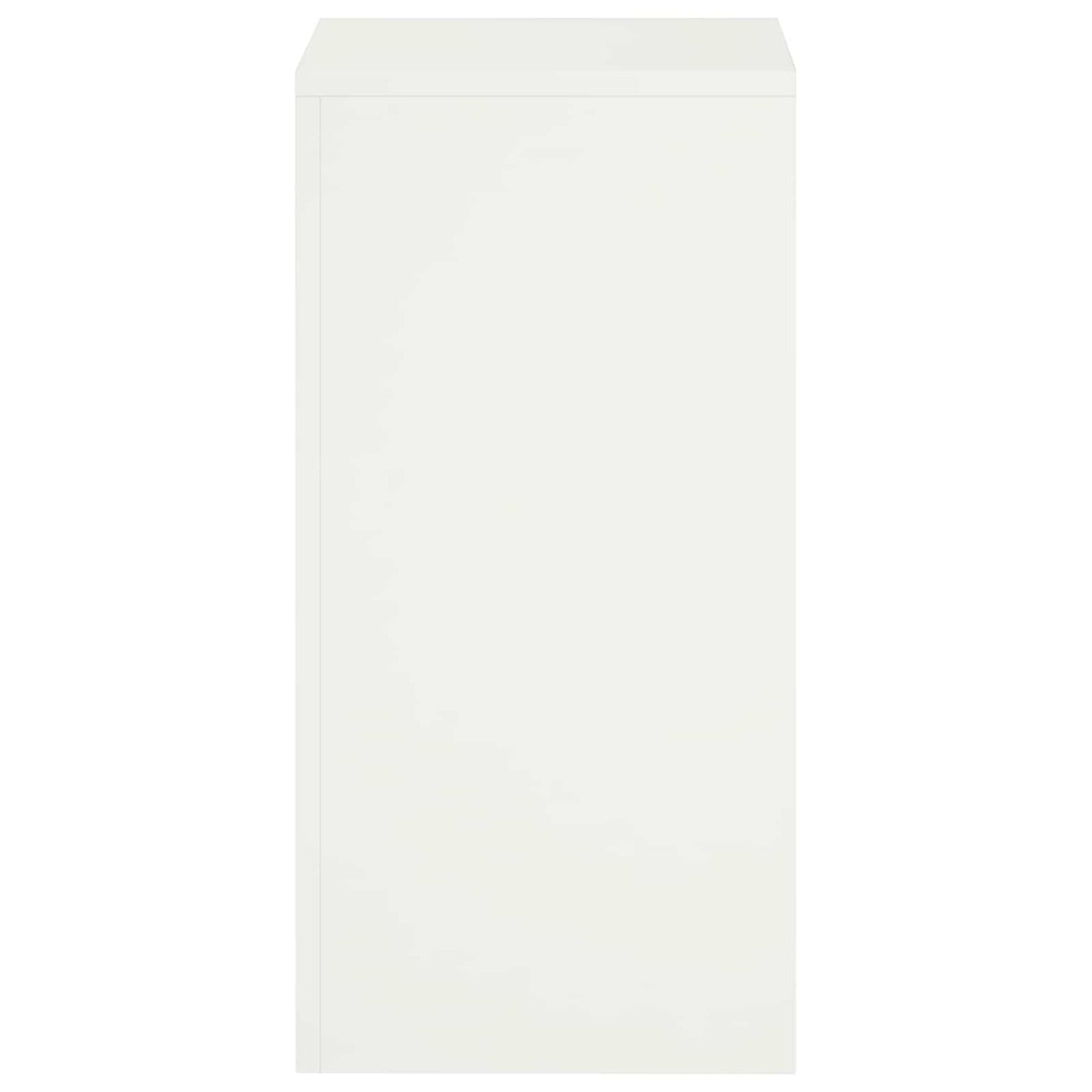 vidaXL Plant Stand 2 pcs White 30 x 30 x 60 cm Steel