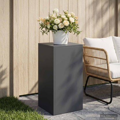vidaXL Plant Stand Anthracite 30 x 30 x 60 cm Stainless Steel