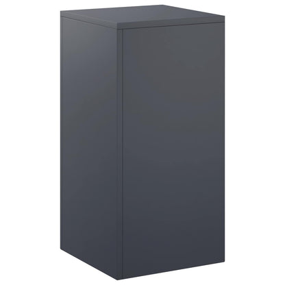 vidaXL Plant Stand Anthracite 30 x 30 x 60 cm Stainless Steel