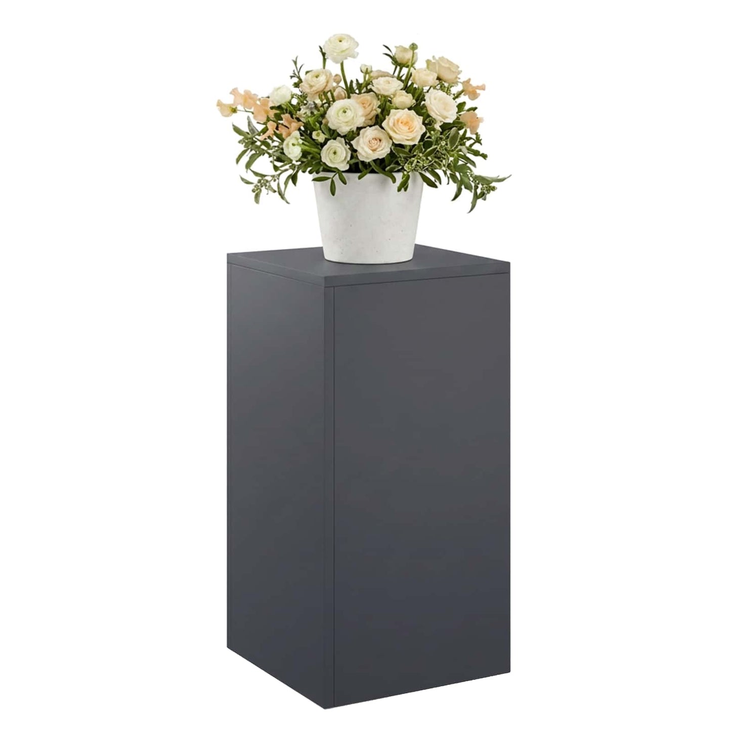 vidaXL Plant Stand Anthracite 30 x 30 x 60 cm Stainless Steel