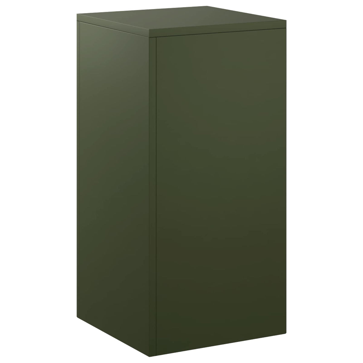 vidaXL Plant Stand Olive Green 30 x 30 x 60 cm Weathering Steel