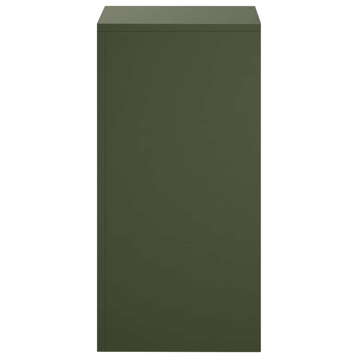 vidaXL Plant Stand 2 pcs Olive Green 30 x 30 x 60 cm Steel