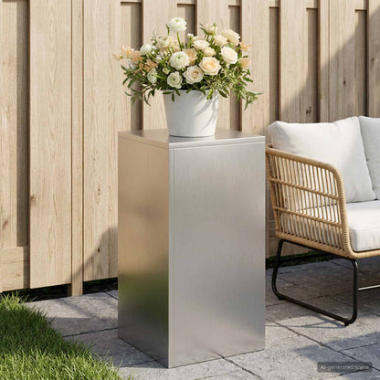 vidaXL Plant Stand Silver 30 x 30 x 60 cm Steel