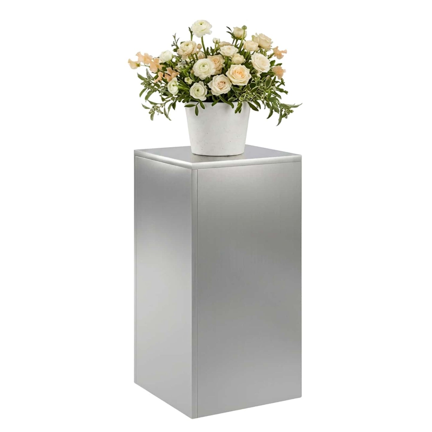 vidaXL Plant Stand Silver 30 x 30 x 60 cm Steel