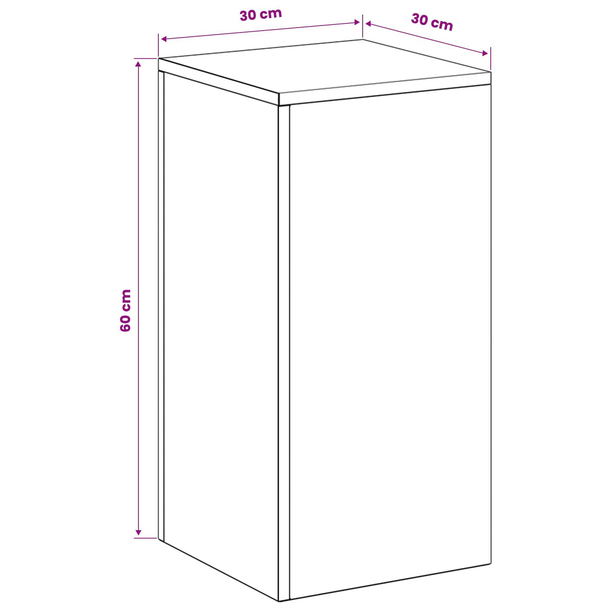 vidaXL Plant Stand 2 pcs Rusty 30 x 30 x 60 cm Weathering Steel