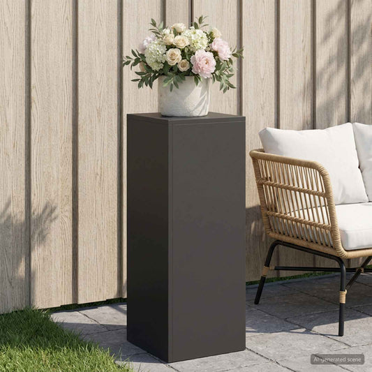 vidaXL Plant Stand Black 30 x 30 x 80 cm Steel