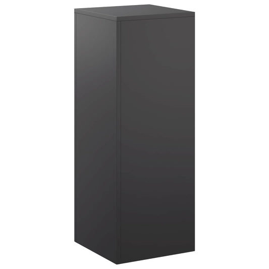 vidaXL Plant Stand Black 30 x 30 x 80 cm Steel