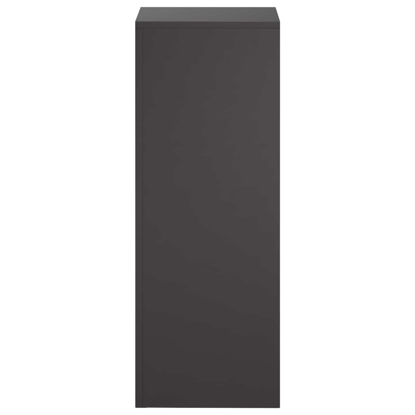 vidaXL Plant Stand 2 pcs Black 30 x 30 x 80 cm Steel
