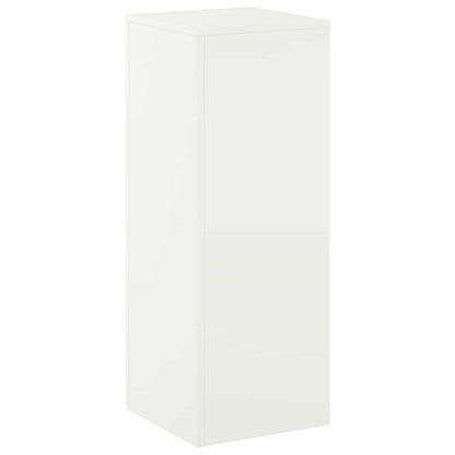 vidaXL Plant Stand White 30 x 30 x 80 cm Steel