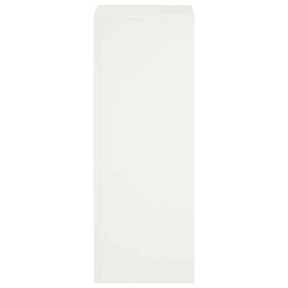 vidaXL Plant Stand White 30 x 30 x 80 cm Steel