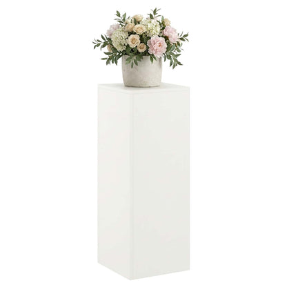 vidaXL Plant Stand White 30 x 30 x 80 cm Steel