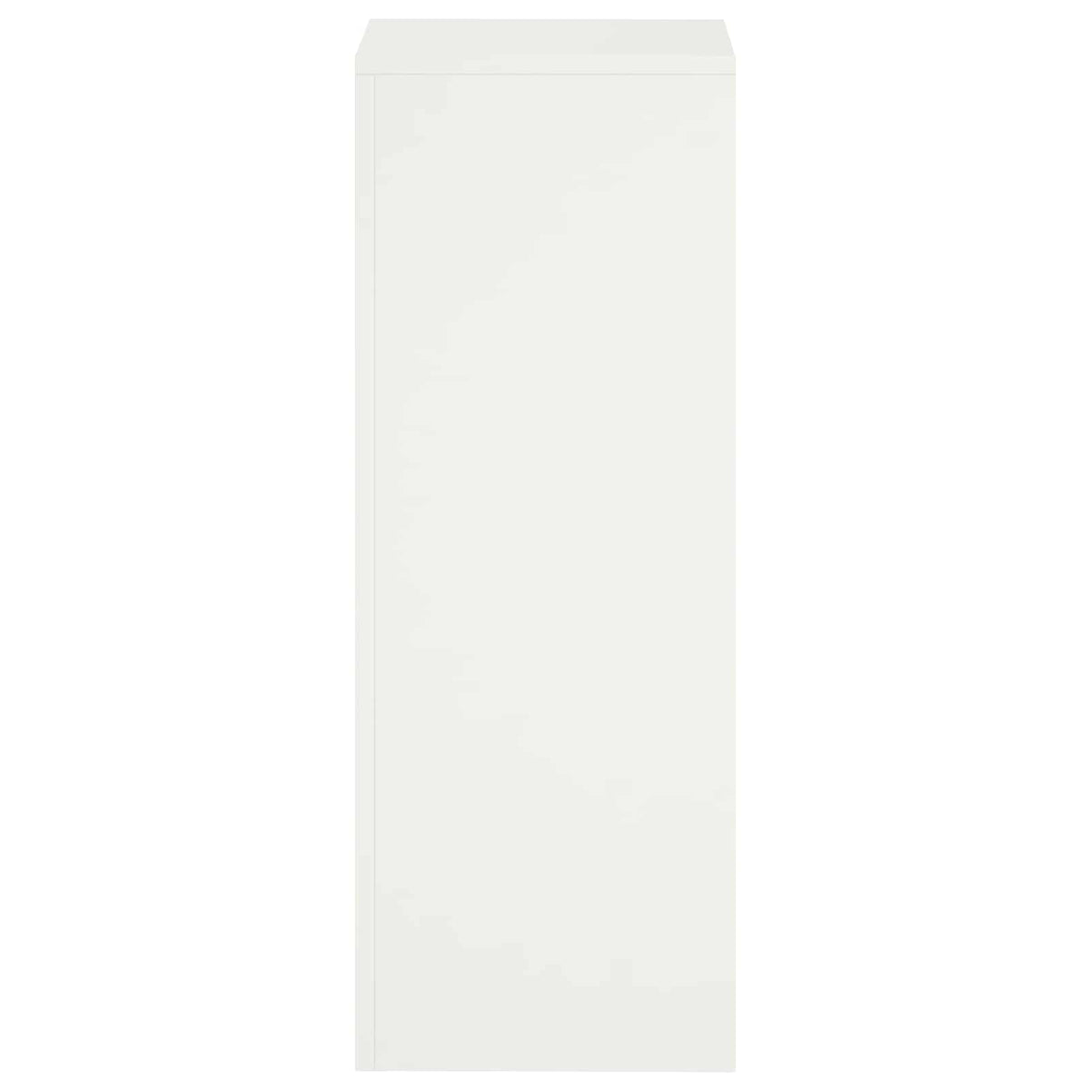 vidaXL Plant Stand 2 pcs White 30 x 30 x 80 cm Steel