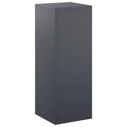 vidaXL Plant Stand Anthracite 30 x 30 x 80 cm Stainless Steel