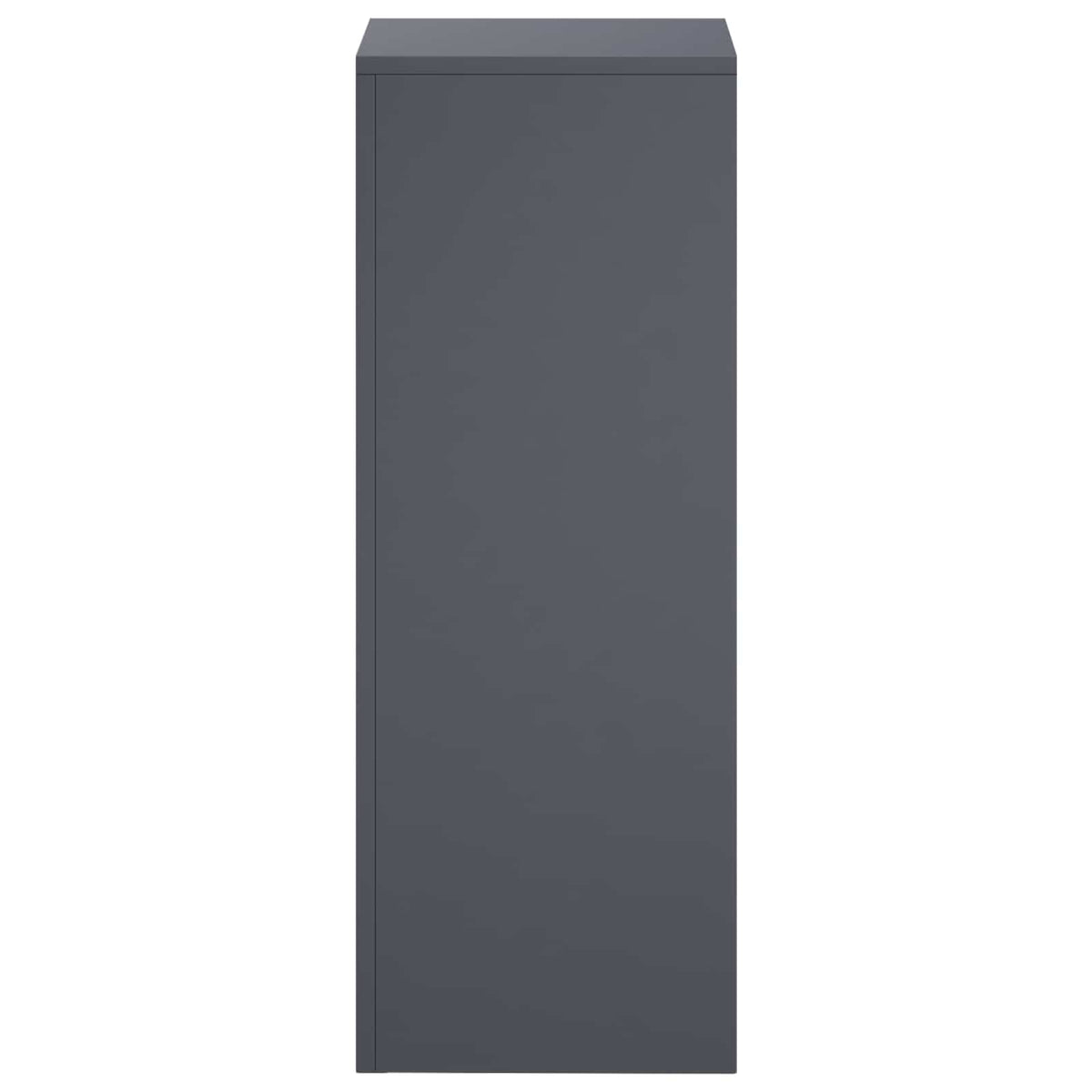 vidaXL Plant Stand Anthracite 30 x 30 x 80 cm Stainless Steel