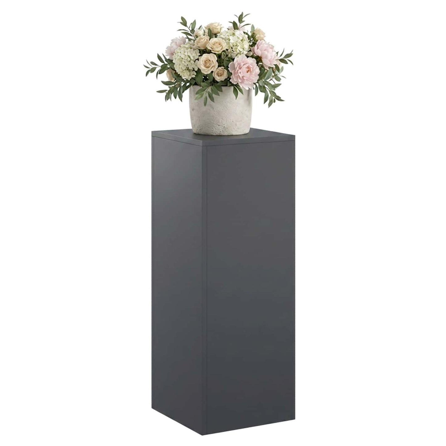vidaXL Plant Stand Anthracite 30 x 30 x 80 cm Stainless Steel