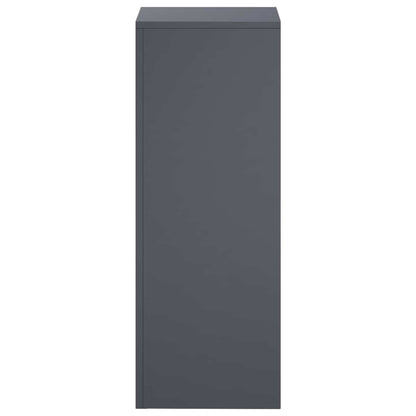vidaXL Plant Stand 2 pcs Anthracite 30 x 30 x 80 cm Galvanised Steel