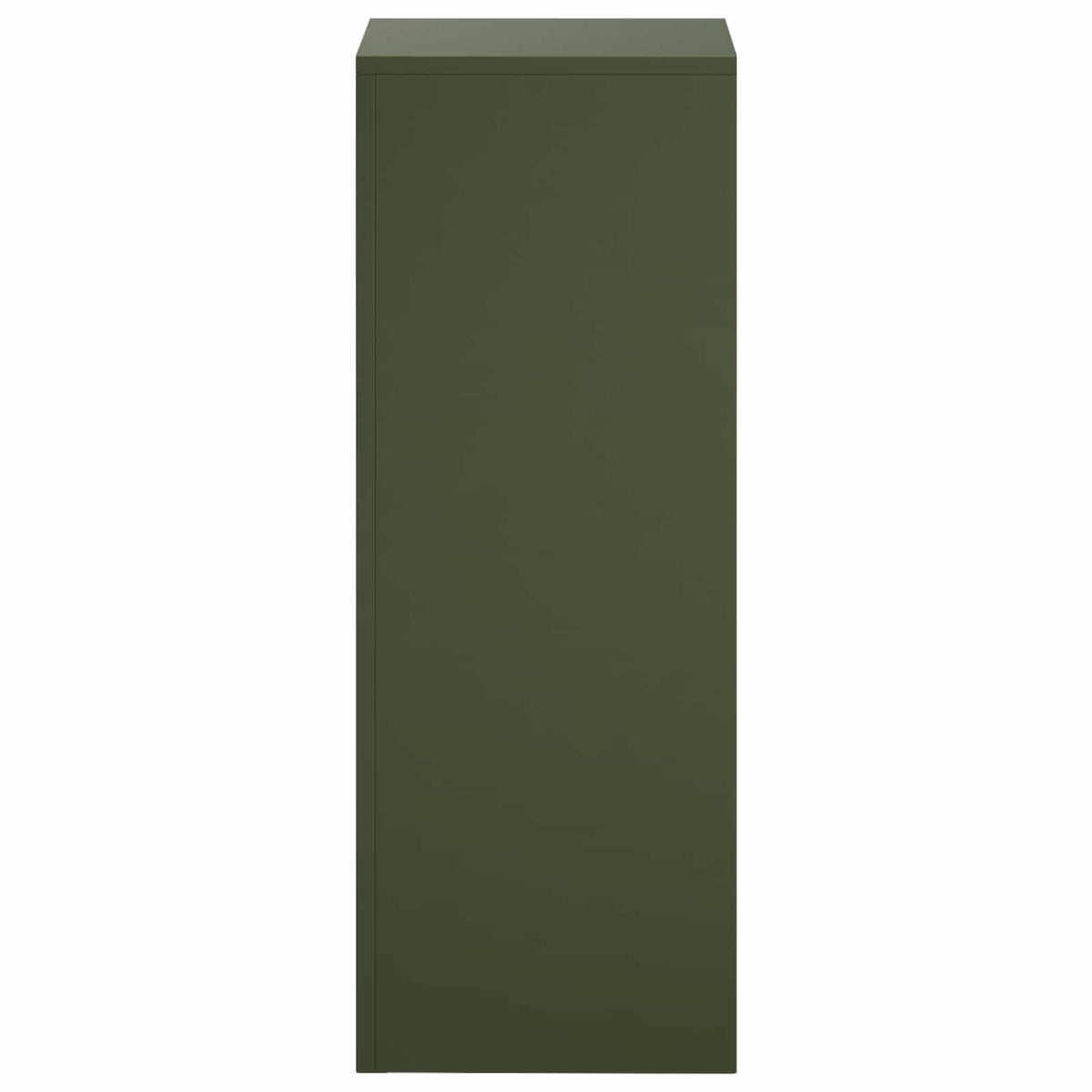vidaXL Plant Stand Olive Green 30 x 30 x 80 cm Weathering Steel