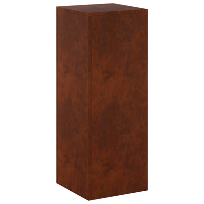 vidaXL Plant Stand Rusty 30 x 30 x 80 cm Weathering Steel