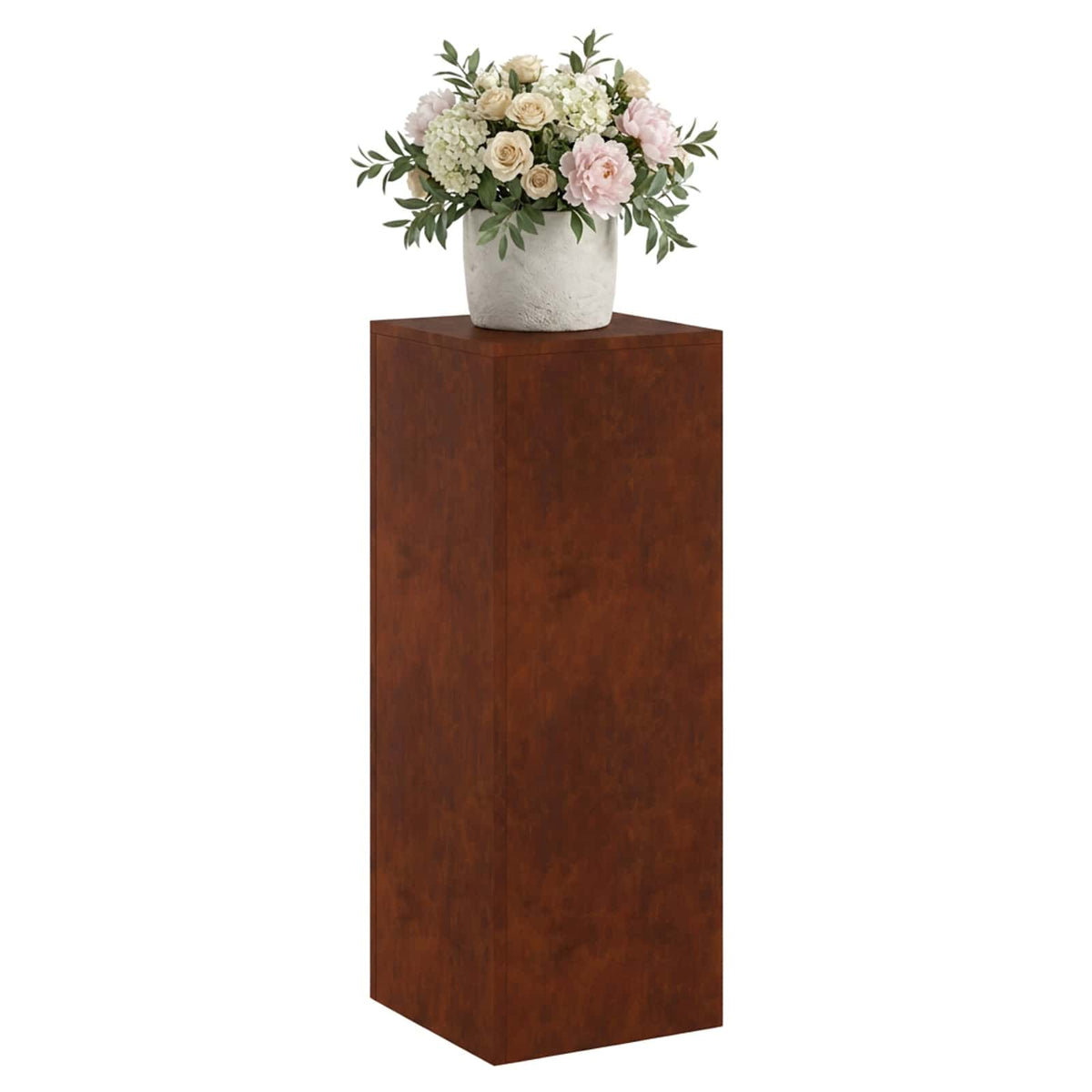 vidaXL Plant Stand Rusty 30 x 30 x 80 cm Weathering Steel