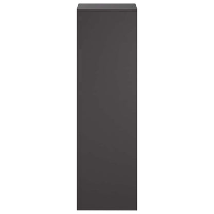 vidaXL Plant Stand 2 pcs Black 30 x 30 x 100 cm Steel