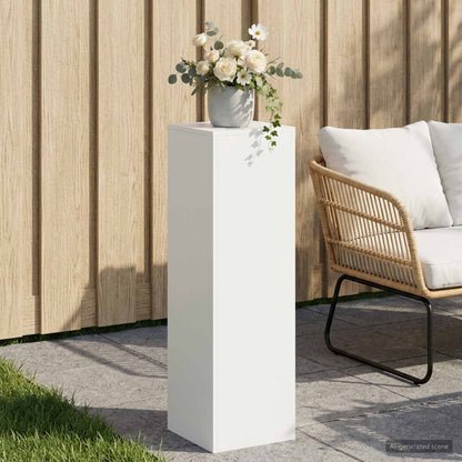vidaXL Plant Stand White 30 x 30 x 100 cm Steel