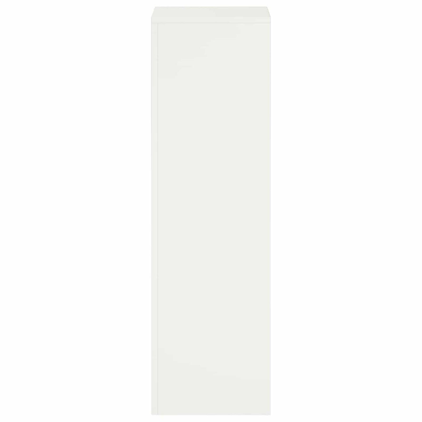 vidaXL Plant Stand 2 pcs White 30 x 30 x 100 cm Steel