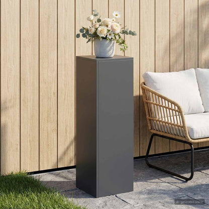 vidaXL Plant Stand Anthracite 30 x 30 x 100 cm Stainless Steel