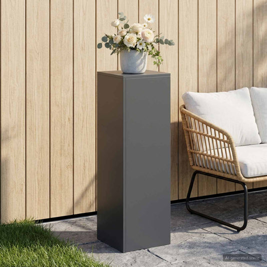 vidaXL Plant Stand Anthracite 30 x 30 x 100 cm Stainless Steel